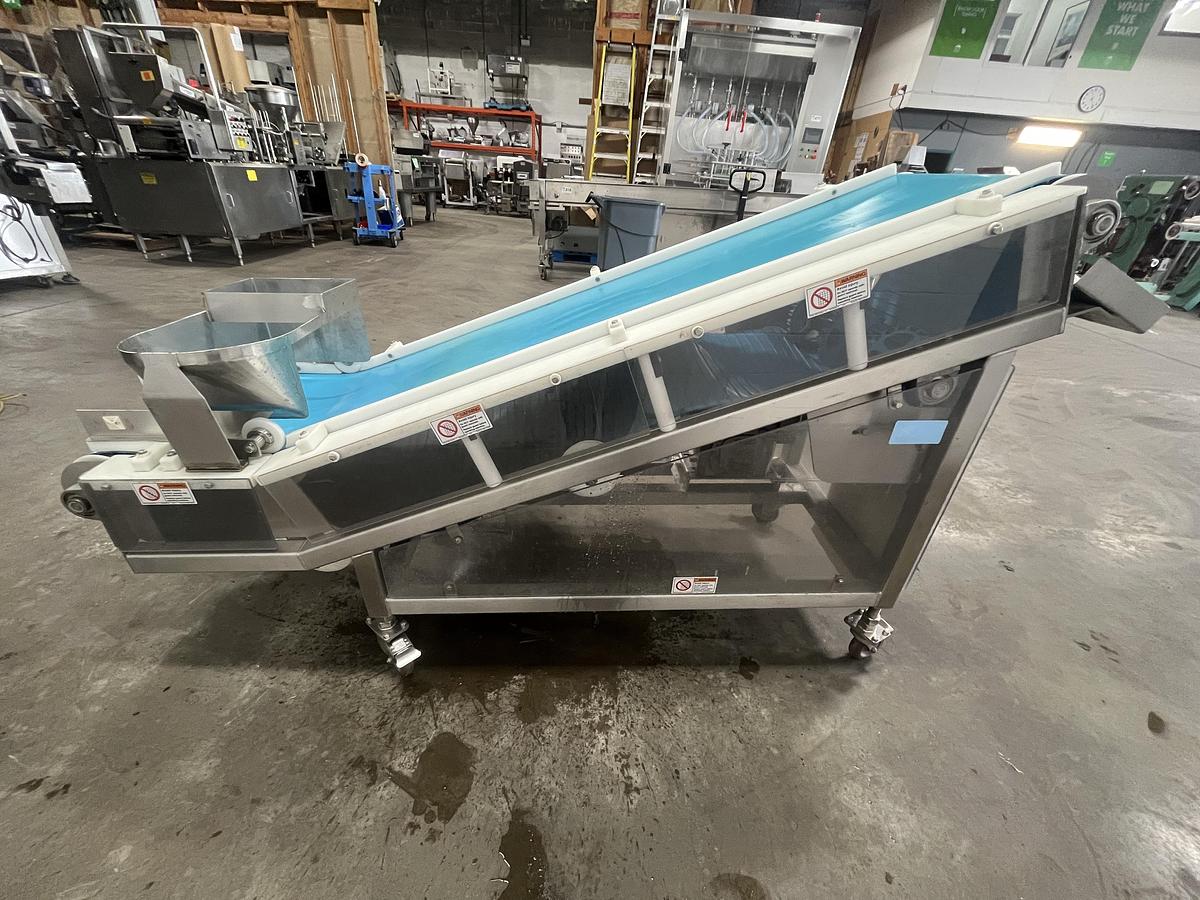 Used SafeLine Incline Conveyor Metal Detector