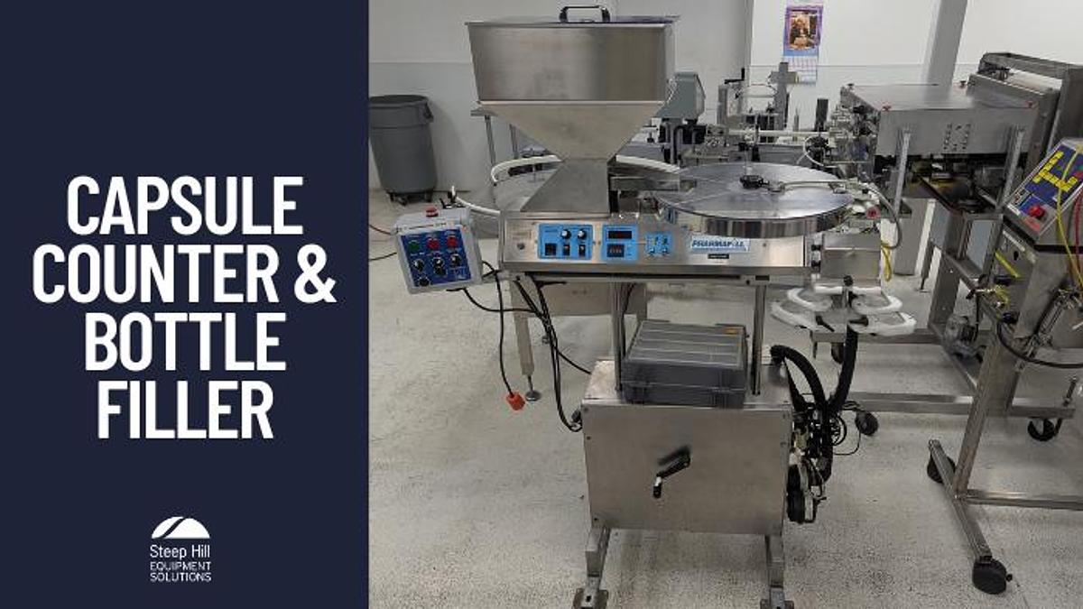 Used Pharmafill Capsule Counter and Bottle Filler