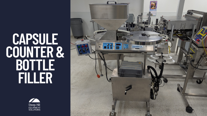 Used Pharmafill Capsule Counter and Bottle Filler