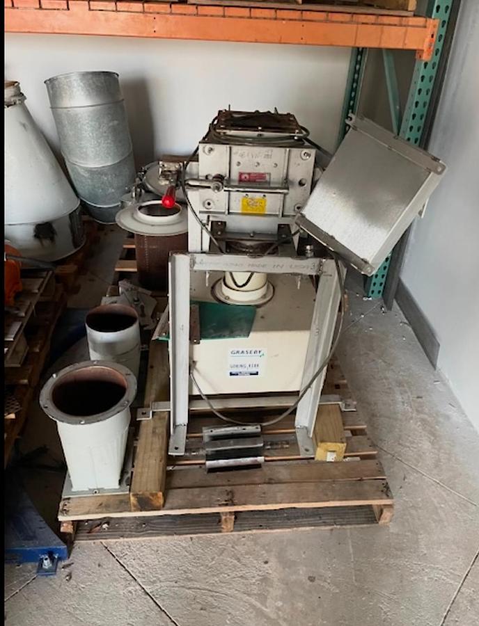 Used Sweco Sifter with Magnet Traps & Metal Detection