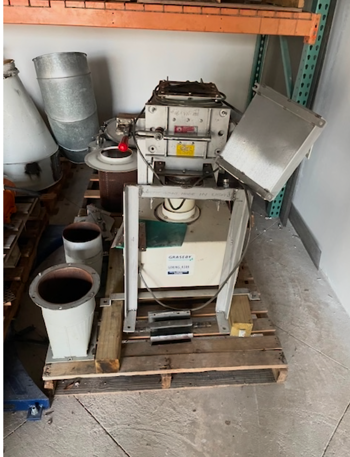 Used Sweco Sifter with Magnet Traps & Metal Detection