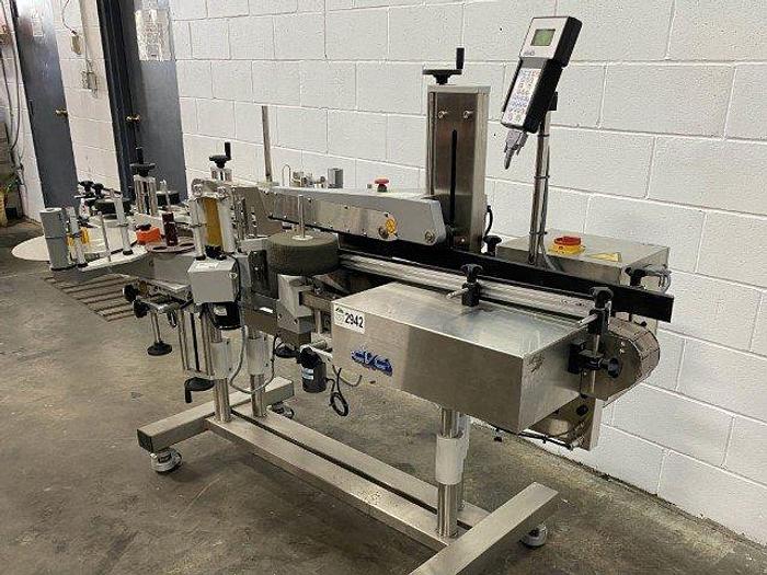 Used CVC400C Two-Head Front-Back Labeller