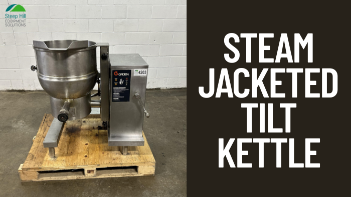 Used Groen DHT/20 Steam Jacketed Tilt Kettle