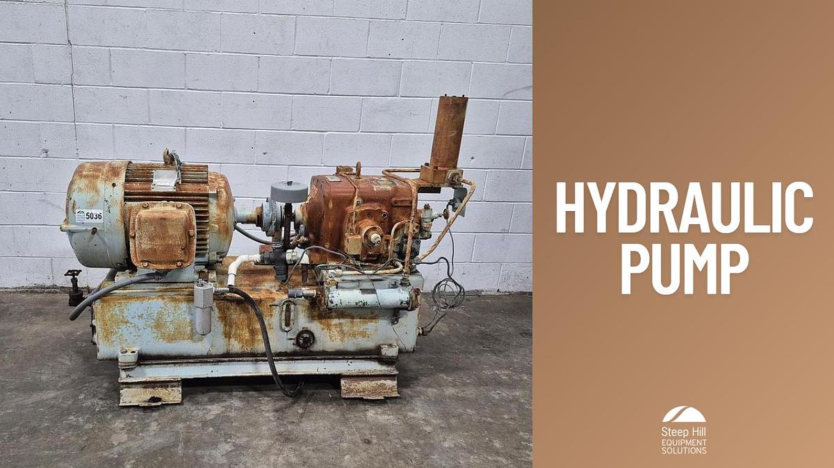 Used OilGear Hydraulic Pump