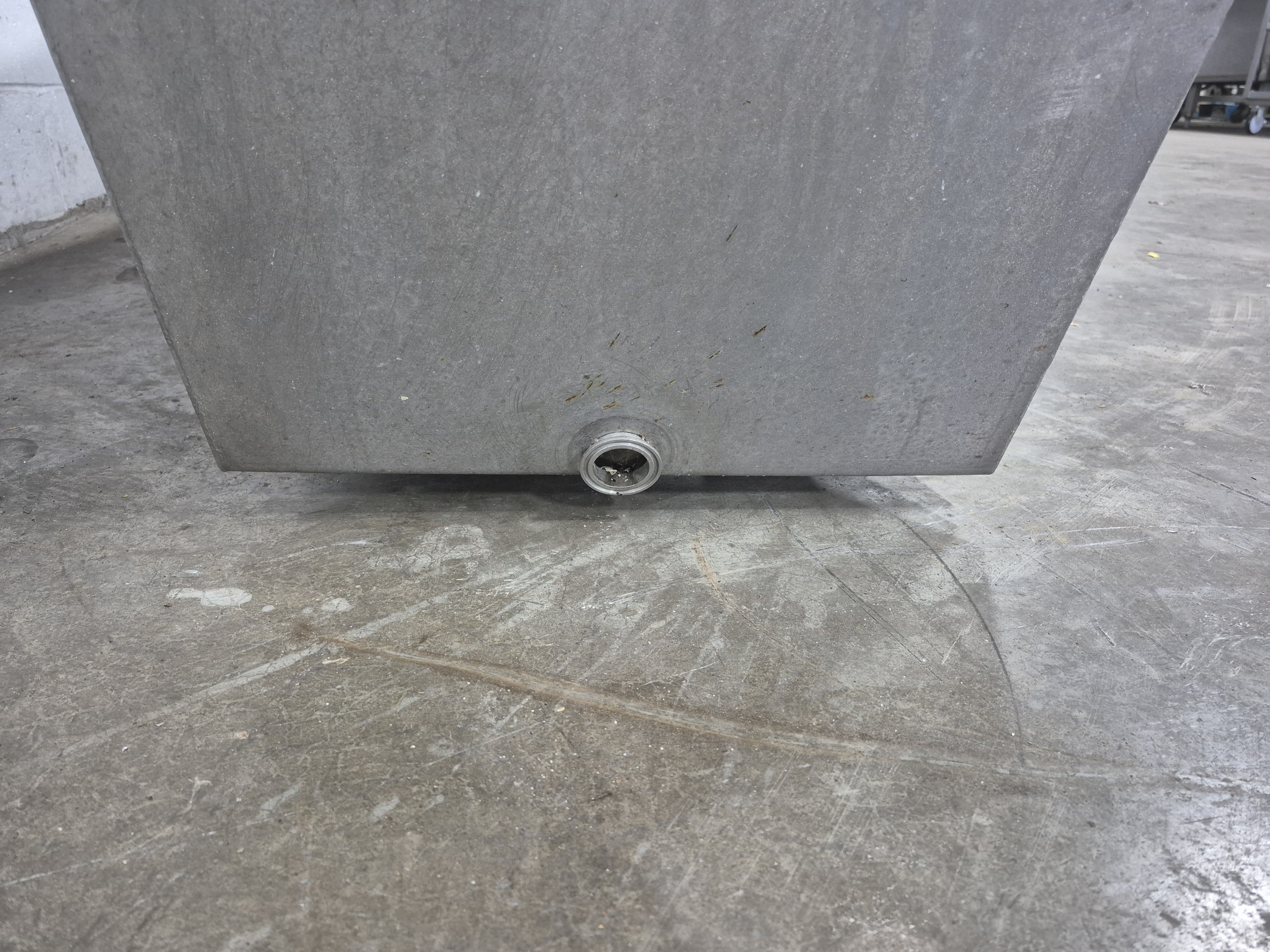 Used Incline Conveyor with Dump Tank