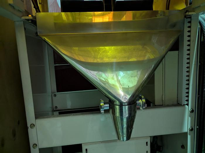 Used Two-Head Vibratory Filler with Elevator