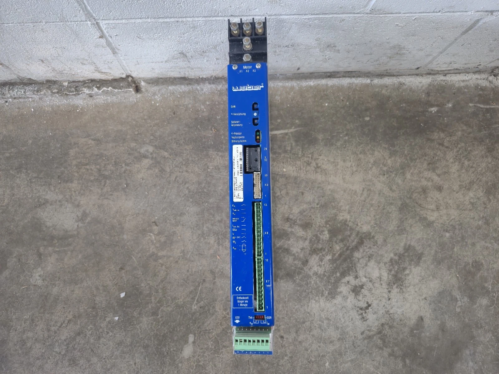 Used Baumüller Weber WUS21-15/30-31-030 Servo Drive