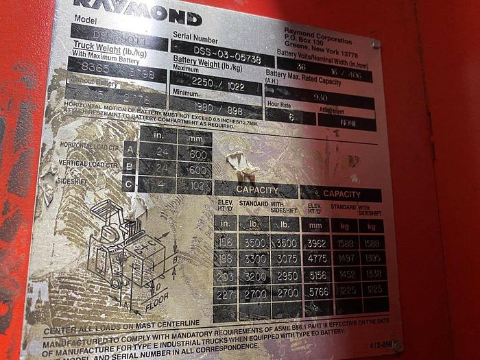Used Raymond Stand-Up Electric Forklifts