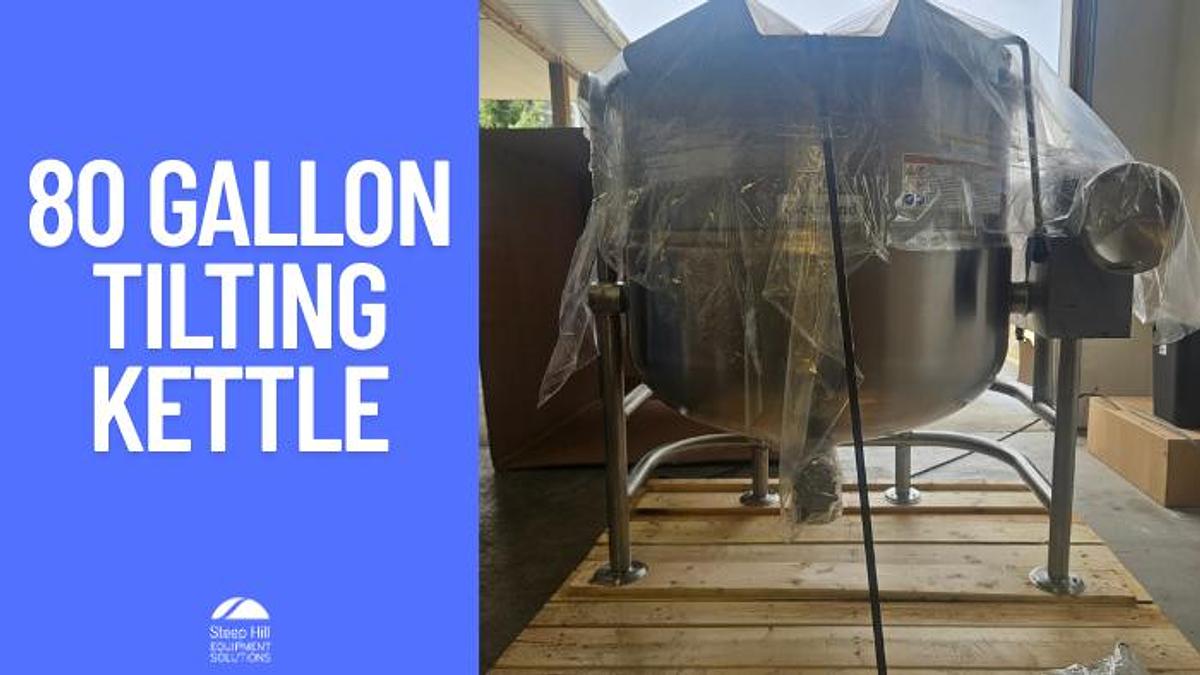 Used Cleveland 80 Gallon Tilting Kettle