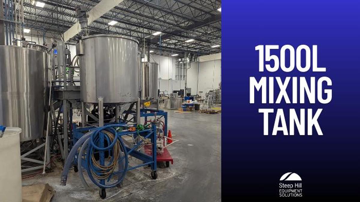 Used 1,500L Mixing Tank