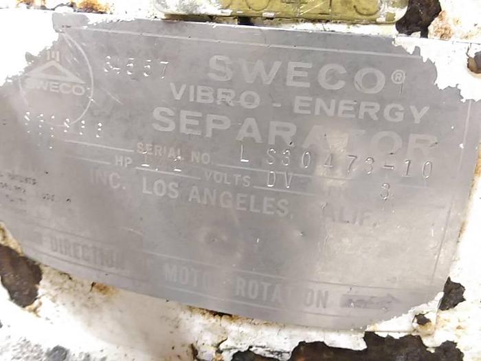 Used SWECO 30" DOUBLE DECK S/S VIBRATORY SCREENER