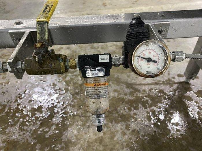 Used 8' Indexing Conveyor for Carton Packing