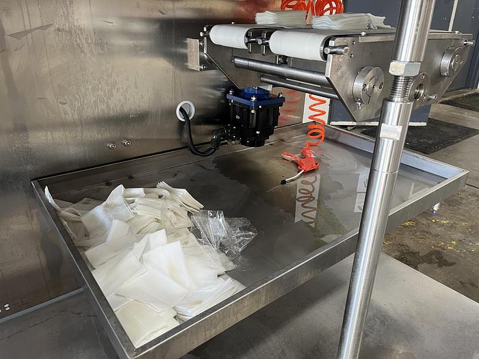 Used Wet Wipe Flow Wrapper