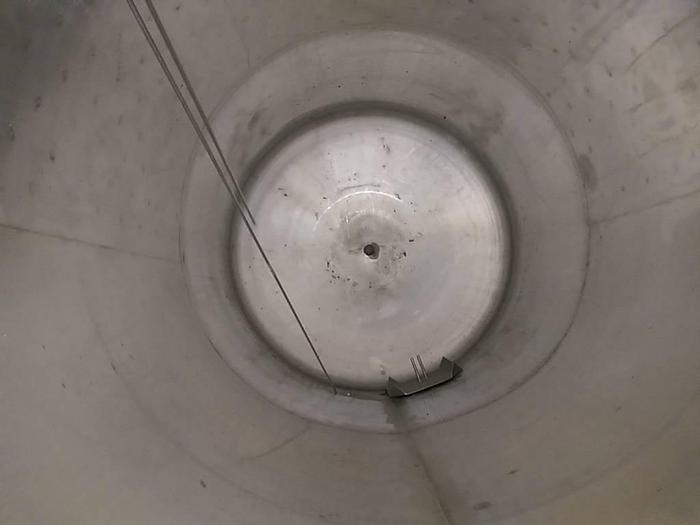 Used 300 Gallon Vertical SS Top Jacketed Tank