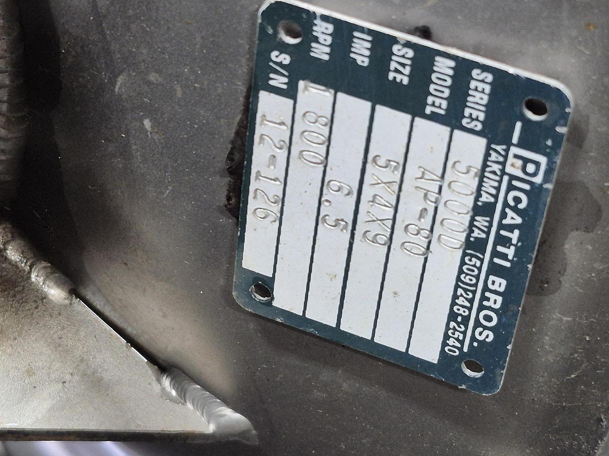 Used Picatti Bros AP-80 Centrifugal Pump