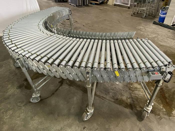 Used BestFlex Powered Flexible Roller Conveyor
