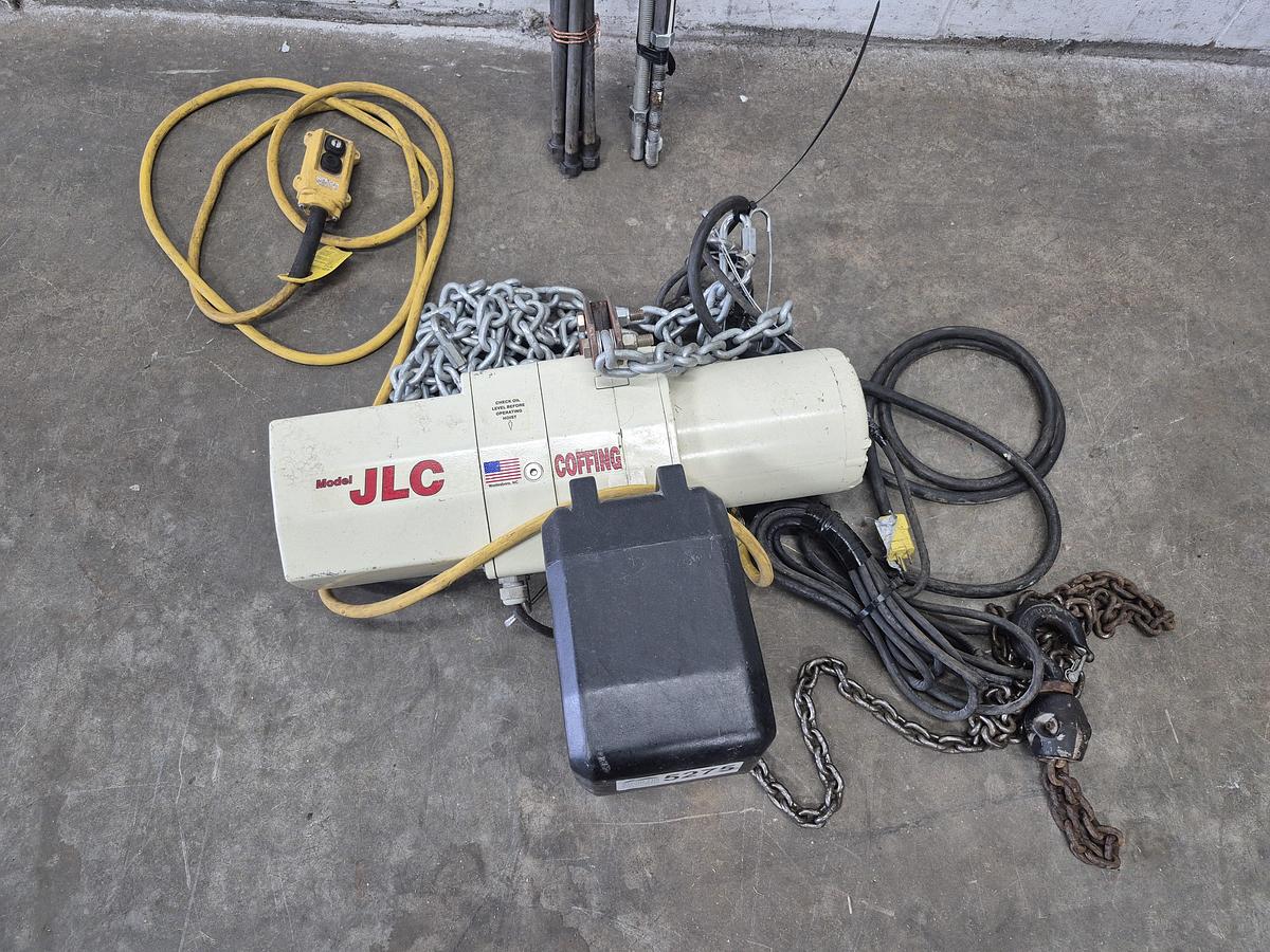 Used Coffing JLC 1-Ton Electric Chain Hoist