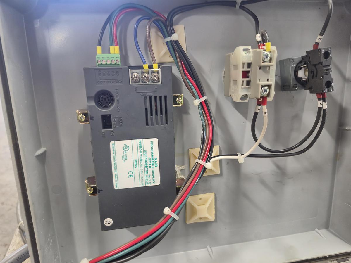 Used Industrial Modular Label Applicator and Control Enclosure