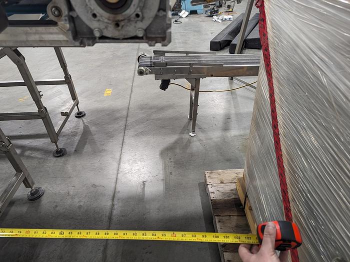 Used Andgar Adjustable Angle Dog Leg Conveyor