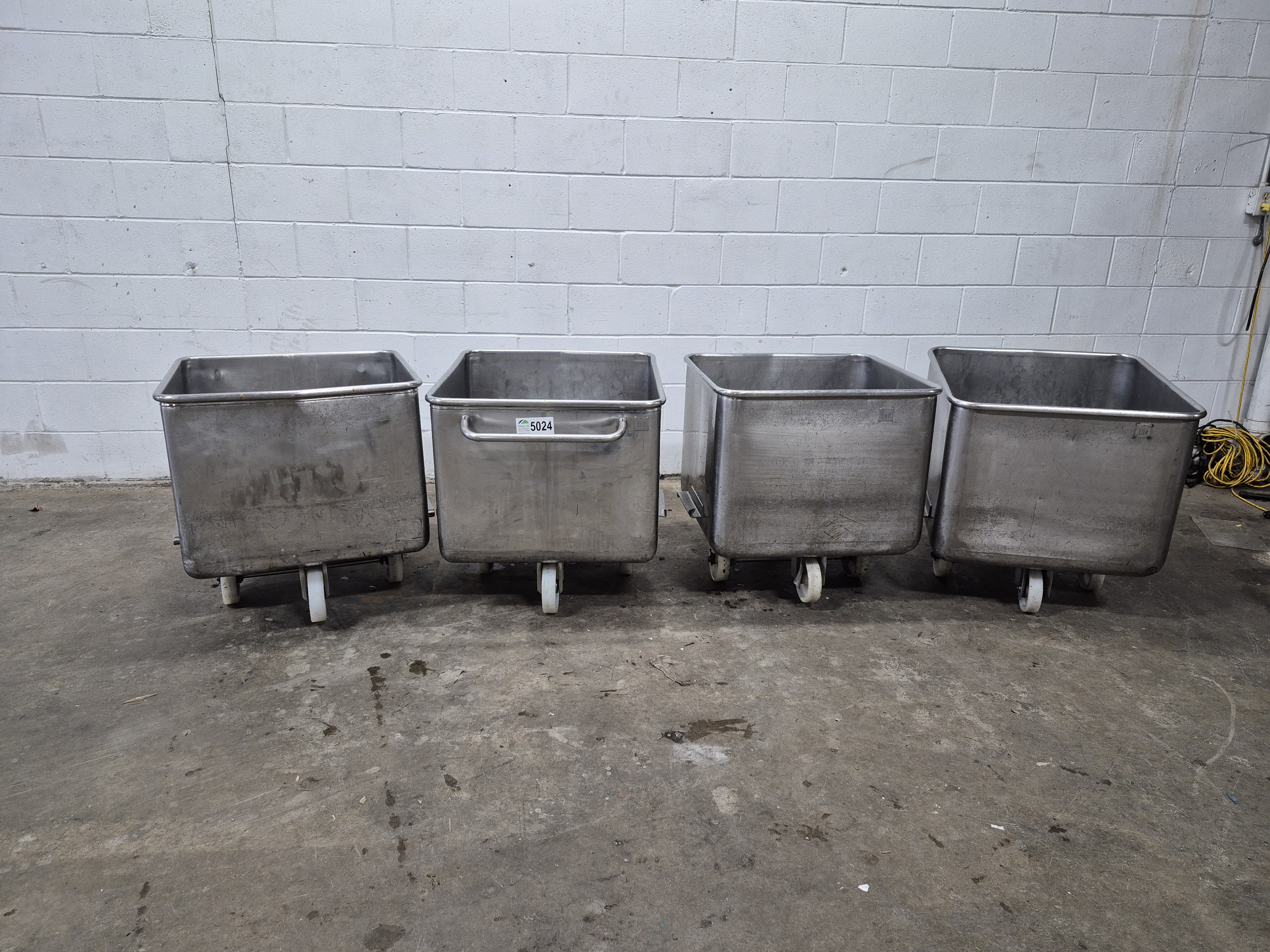 Used Stainless Steel Meat Buggies