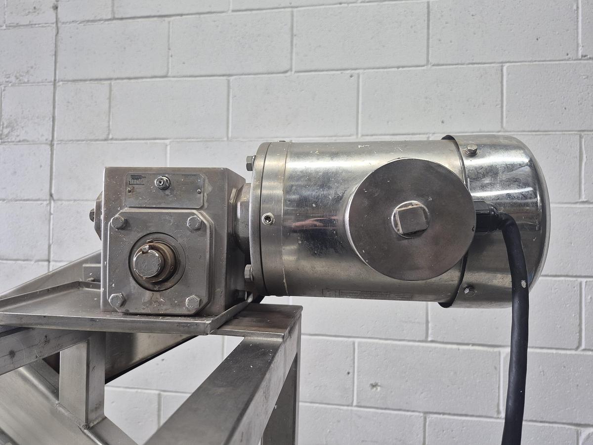 Used Incline Conveyor with Hopper