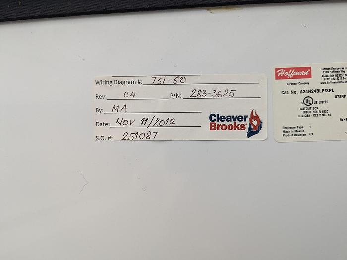 Used Cleaver-Brooks 30HP Modular Steam Boiler