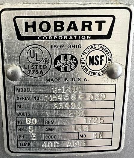 Used Hobart V-1401 All Purpose Mixer