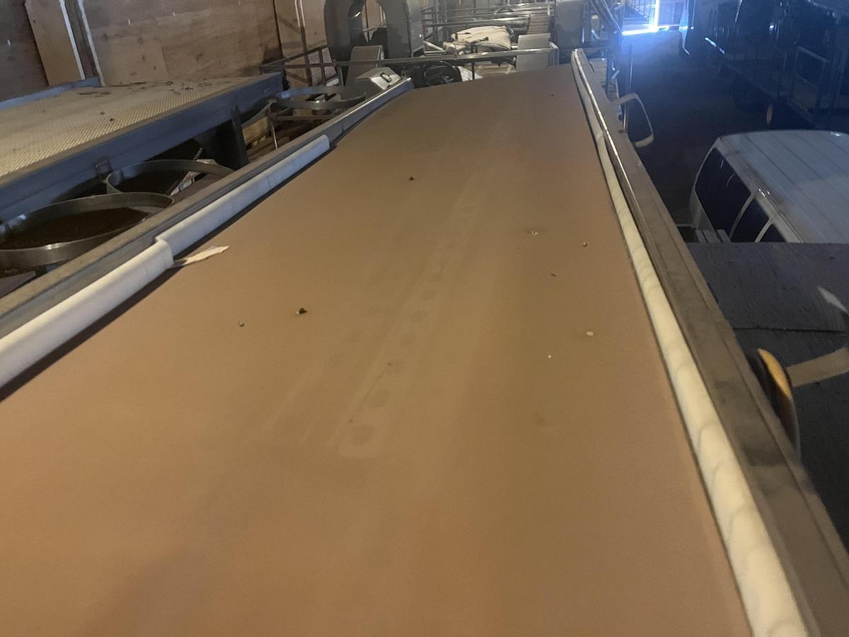 Used 10ft Adjustable Flat Belt Conveyor