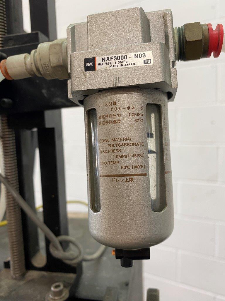 Used Auto Labe 110RH Single-Head Labeller with 310 Imprinter