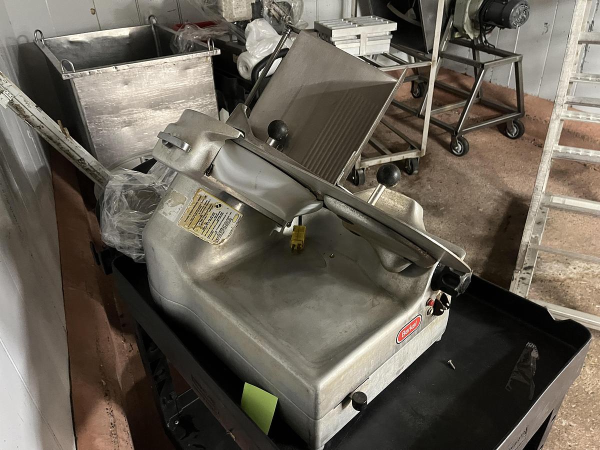 Used Berkel Gravity Feed Meat Slicer