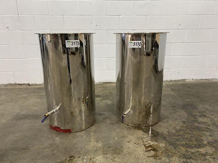 Used SS 30 Gallon Holding Tanks