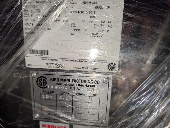 Used BIRO 6642 Meat Grinder