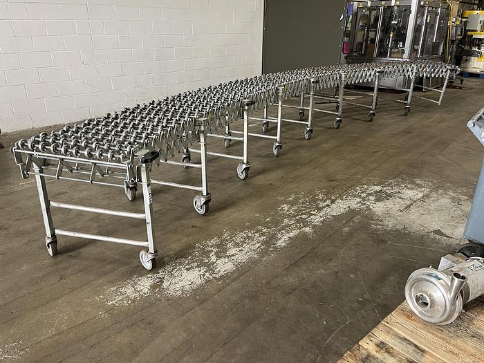 Used NestaFlex 376 Flexible Gravity Conveyor
