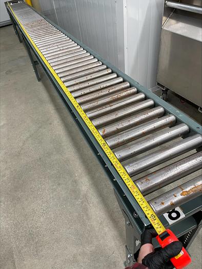 Used Hytrol 19'L Heavy-Duty Roller Conveyor