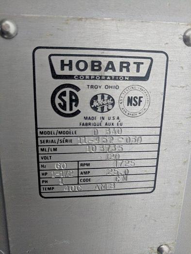 Used Hobart 40 Quart Mixer