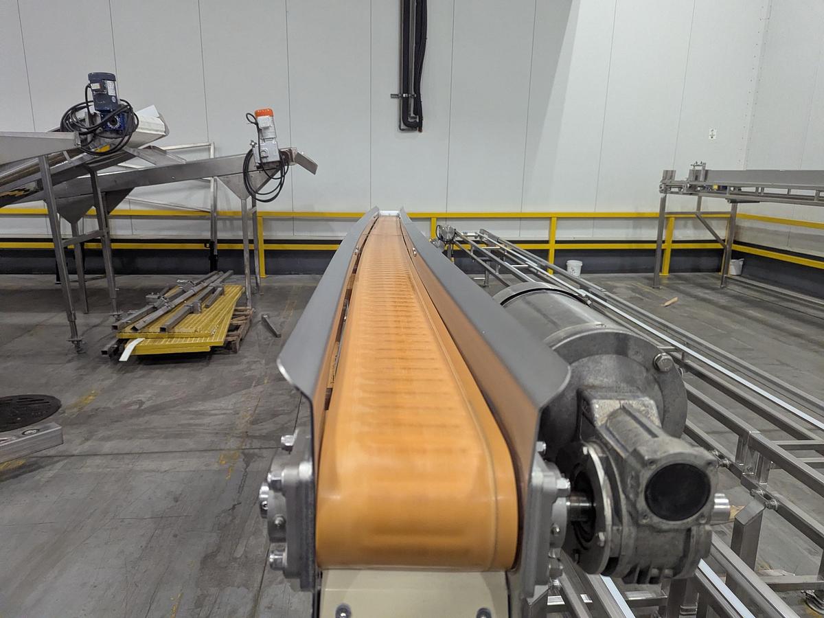 Used 14'L 6''W Transfer Conveyor