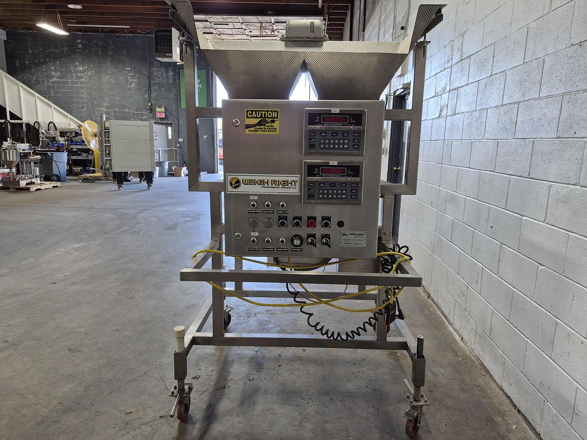 Used Weigh Right PMB-2F Automatic Linear Filling Scale