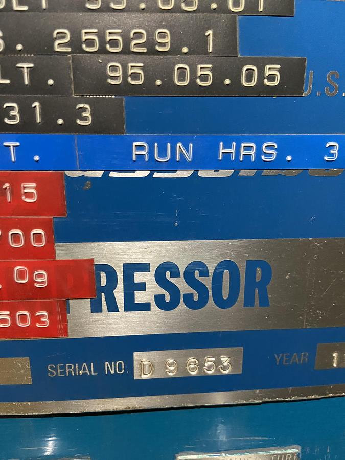 Used Wittman 75HP CO2 Compressor