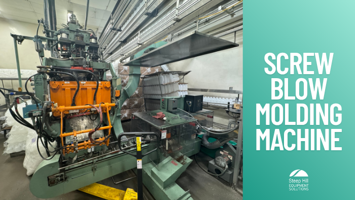 Used UNILOY 350R 3 Head Reciprocating Screw Blow Molding Machine