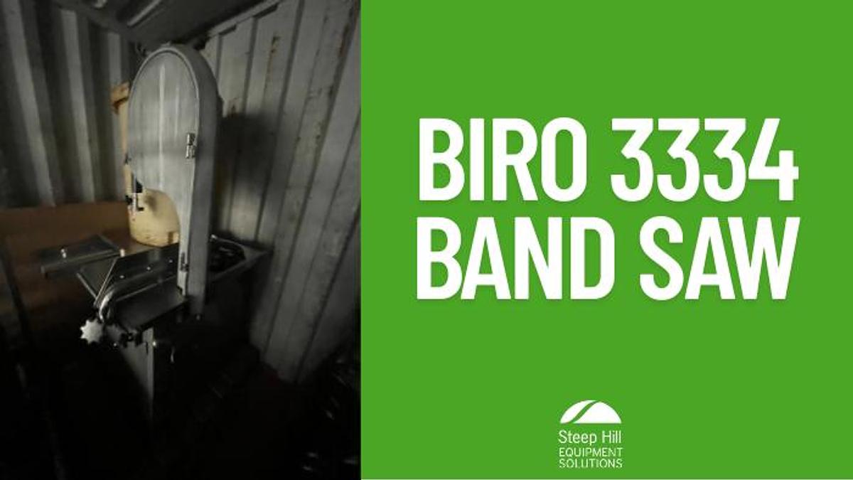Used BIRO 3334 Band Saw