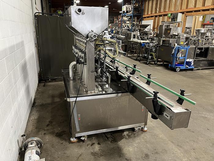 Used 8-Head Bottle Filler