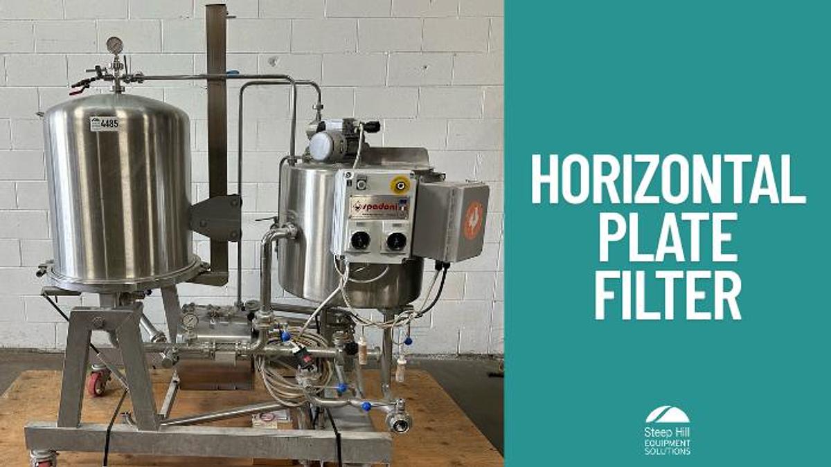 Used Spadoni Horizontal Plate Filter DCBA