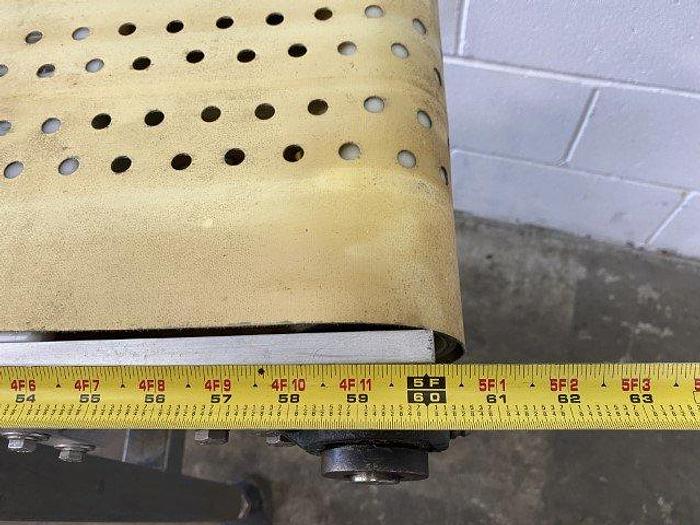 Used Perforated Flat Belt Conveyor