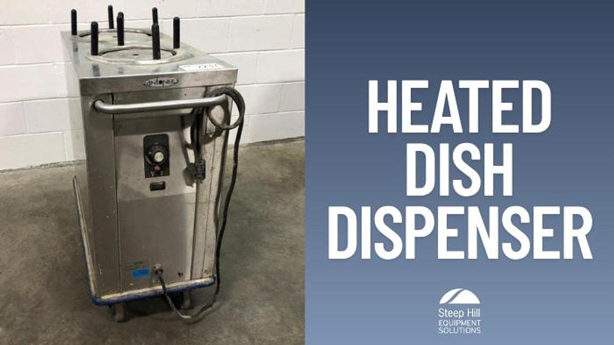 Used Antonee MDD-H Mobile Heated Dish Dispenser