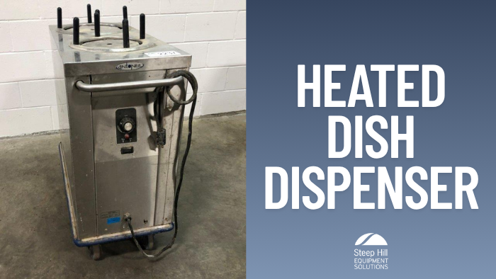 Used Antonee MDD-H Mobile Heated Dish Dispenser