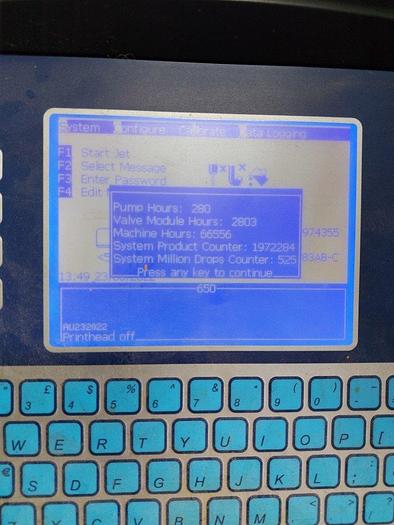 Used Videojet 1710 Inkjet Coder