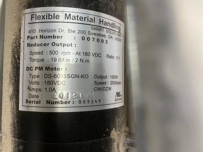 Used BestFlex Powered Flexible Roller Conveyor