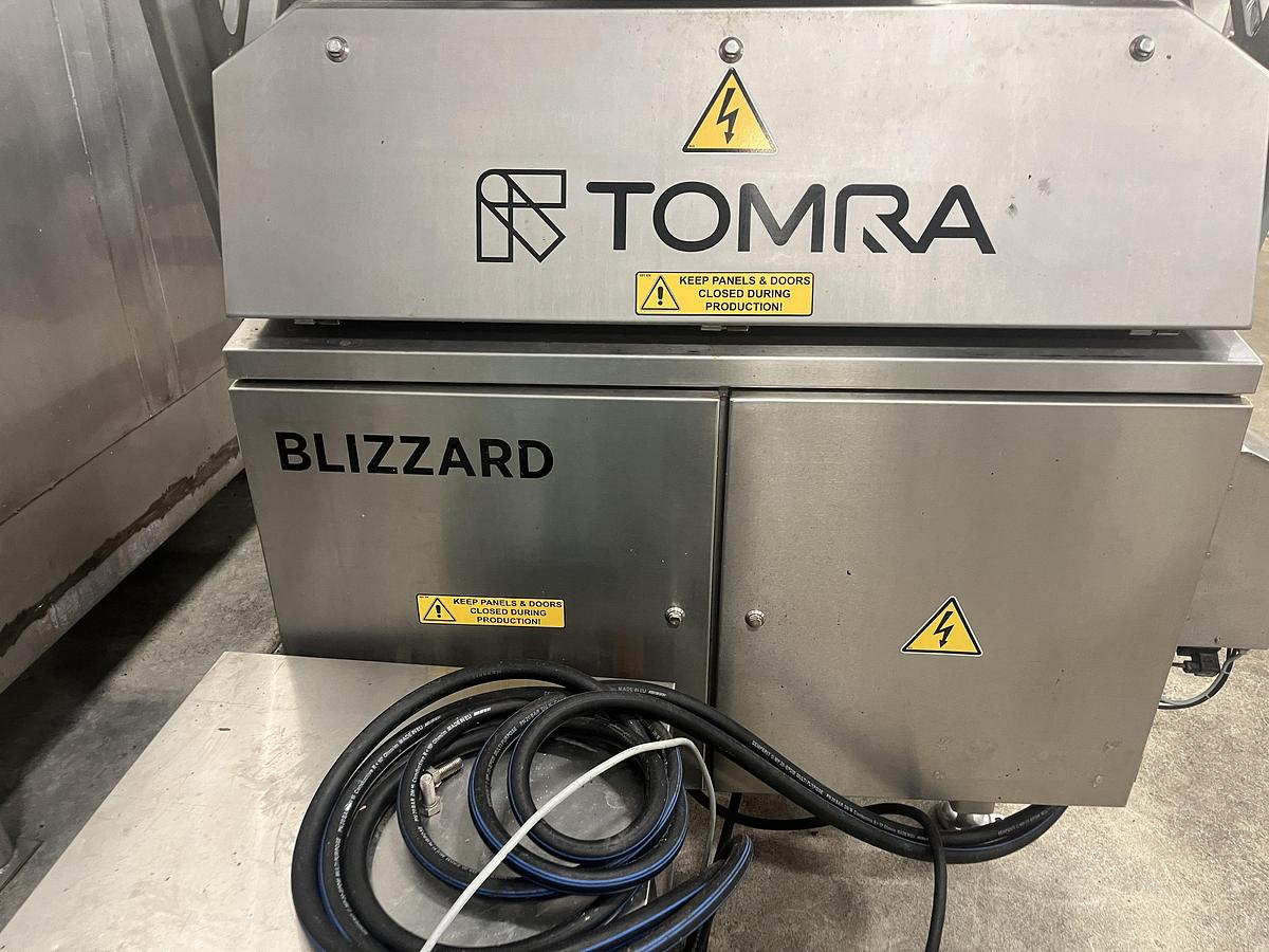 Used TOMRA Blizzard Optical Sorter with Lauda Chiller