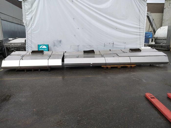 Used 25' Stainless Steel Hood Vent