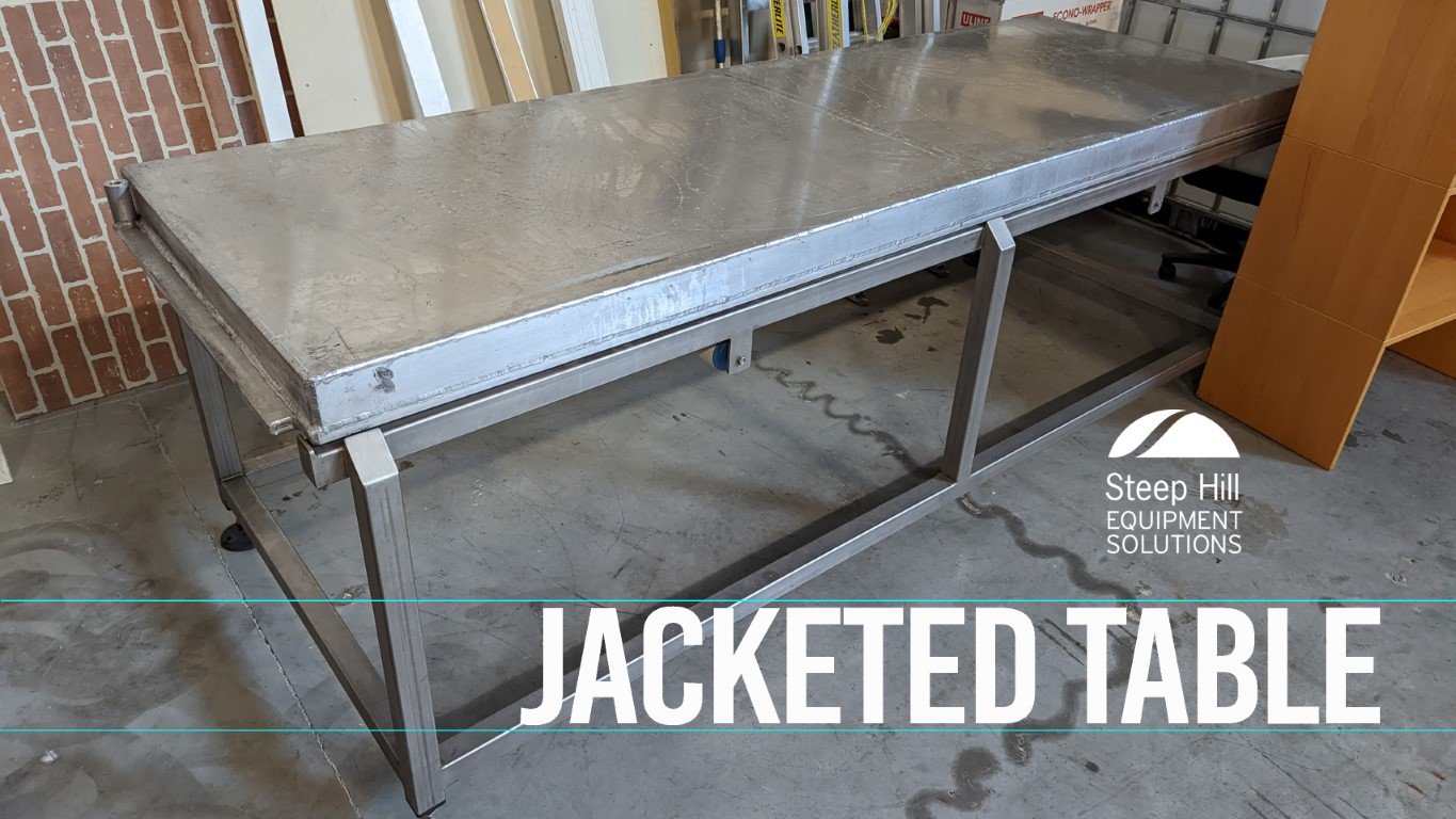 Used 9' Jacketed SS Table